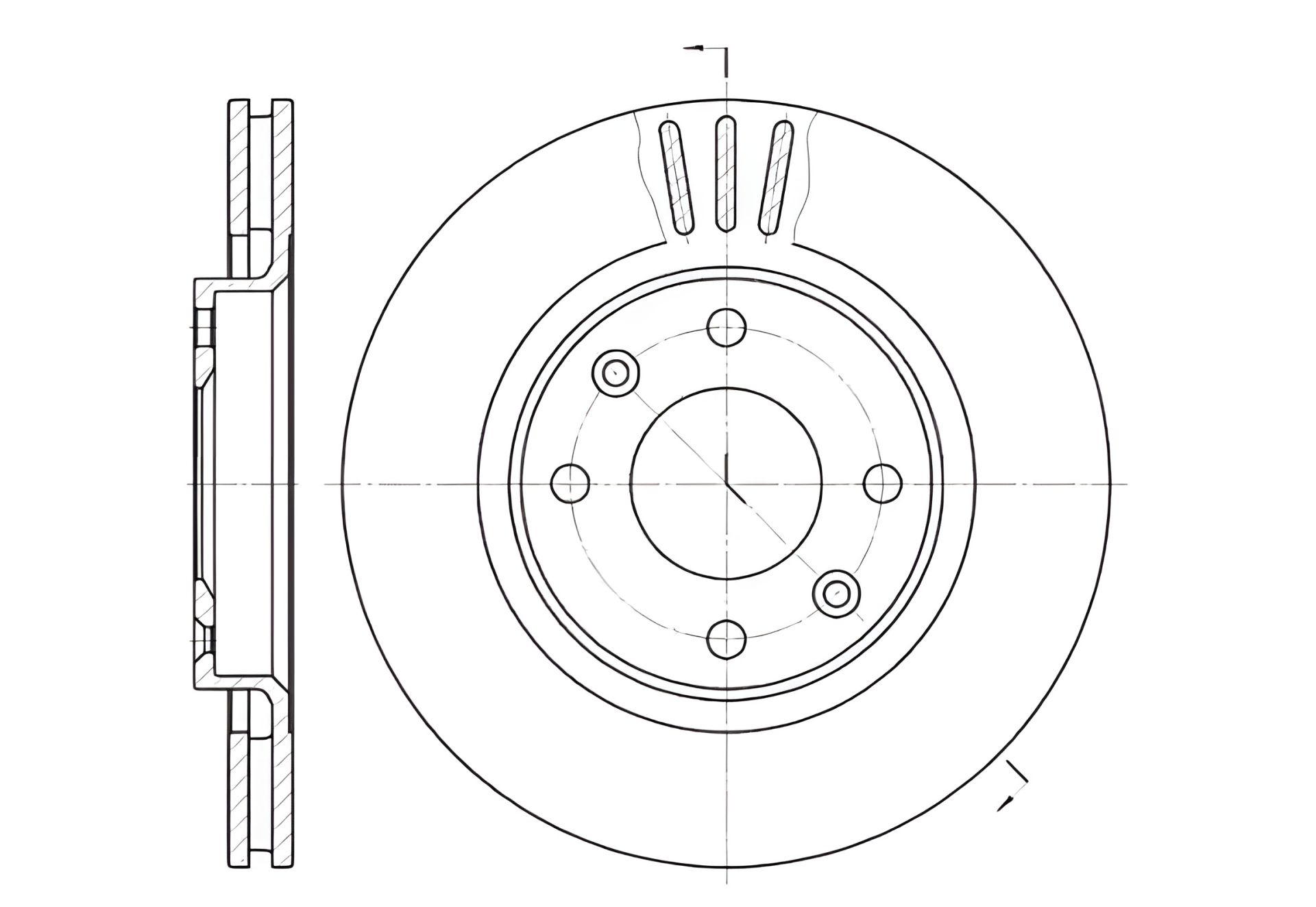 Тормозной диск для DS DS, GREAT WALL, REMSA (660310) Тормозной диск для DS DS, GREAT WALL, REMSA (660310)