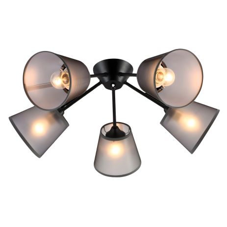 Декоративная люстра VALESO V (XA1460/5 BK) Декоративная люстра VALESO V (XA1460/5 BK)