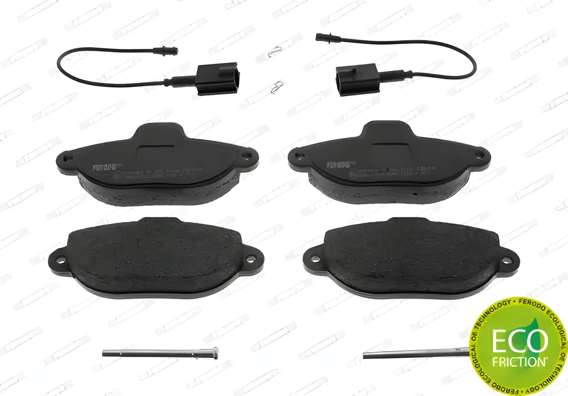 Комплект колодок для дисковых тормозов FORD KA, FIAT PANDA от FERODO (FDB1944) Комплект колодок для дисковых тормозов FORD KA, FIAT PANDA от FERODO (FDB1944)