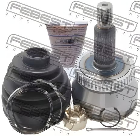 Приводной вал (ШРУС) для HYUNDAI ix55/KIA SORENTO, FEBEST (1210SFCLA52)