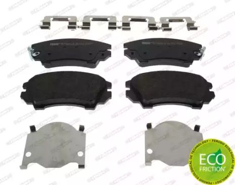 Комплект гальмівних колодок, дискове гальмо CHEVROLET MALIBU, SAAB 9-5, FERODO (FDB4208) Комплект гальмівних колодок, дискове гальмо CHEVROLET MALIBU, SAAB 9-5, FERODO (FDB4208)
