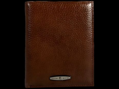 Коричневий чоловічий гаманець із натуральної шкіри Коричневий чоловічий гаманець із натуральної шкіри