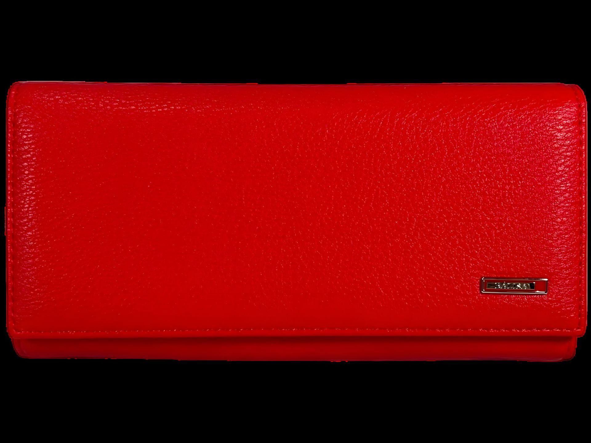 Красный кошелек из экокожи с кнопочной застежкой и 4 отделениями для купюр Красный кошелек из экокожи с кнопочной застежкой и 4 отделениями для купюр