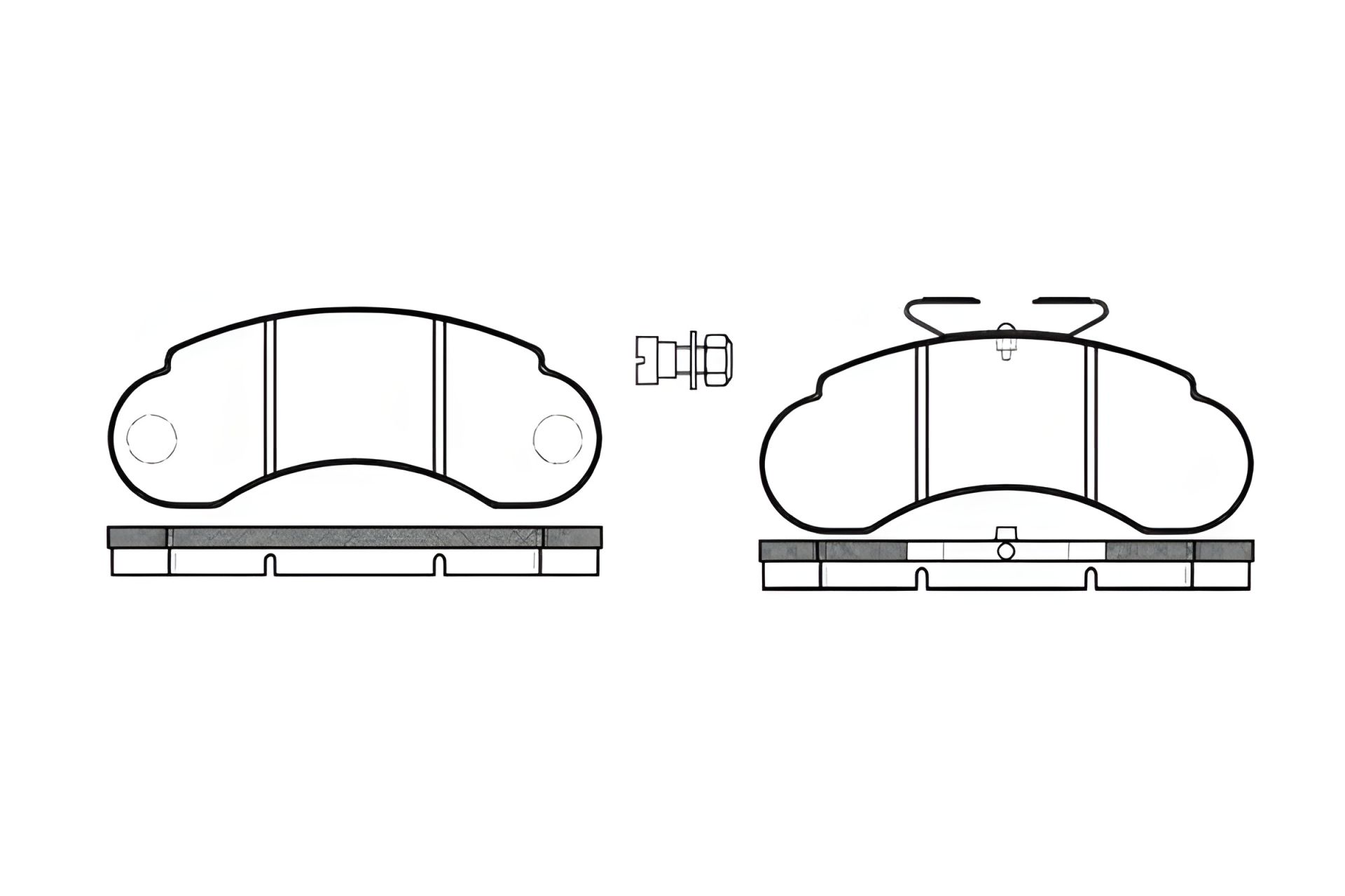 К-т тормозных колодок для дискового тормоза MERCEDES-BENZ 100, REMSA (014220) К-т тормозных колодок для дискового тормоза MERCEDES-BENZ 100, REMSA (014220)