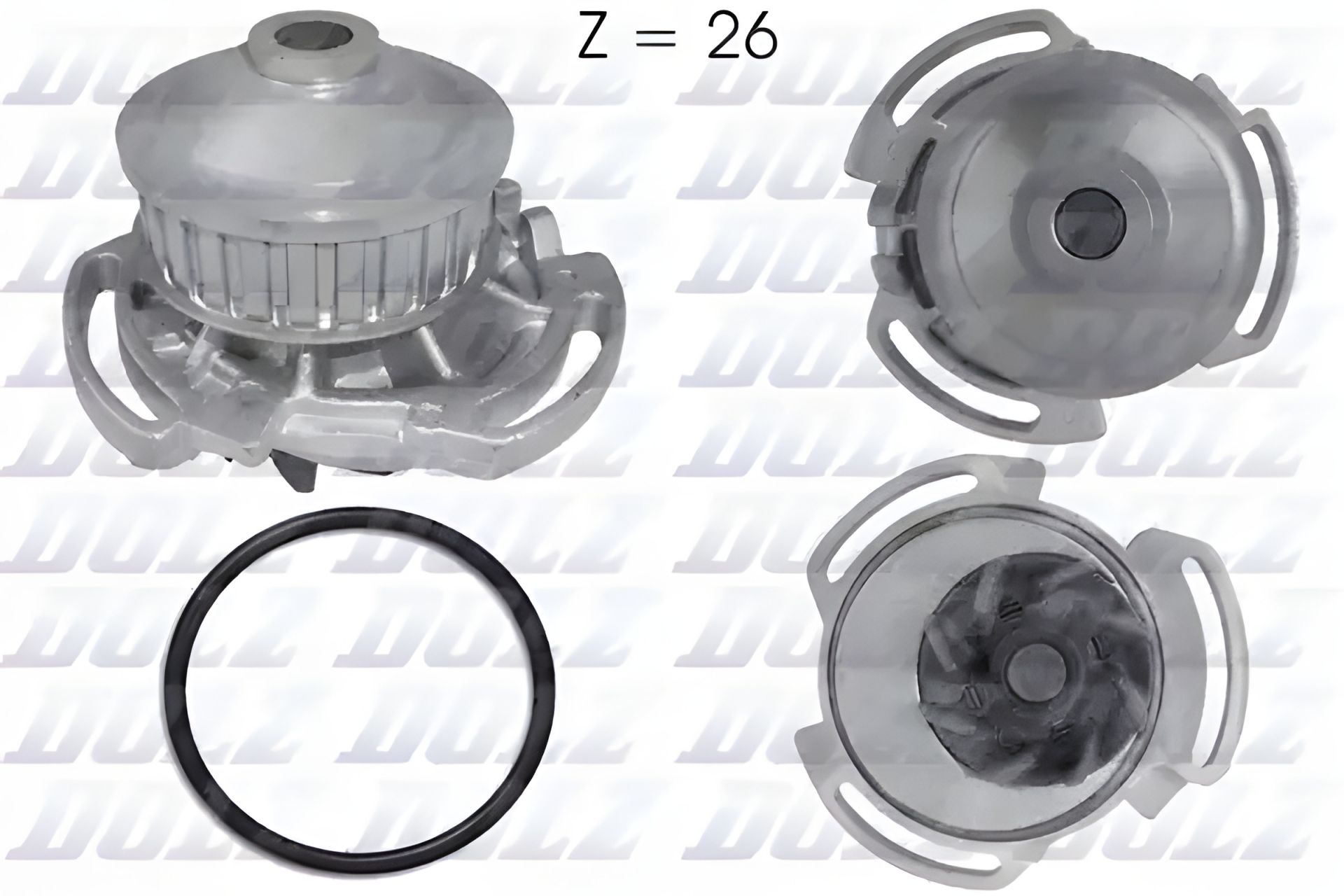 Помпа, водяний насос AUDI 50, VW POLO, DOLZ (A159) Помпа, водяний насос AUDI 50, VW POLO, DOLZ (A159)
