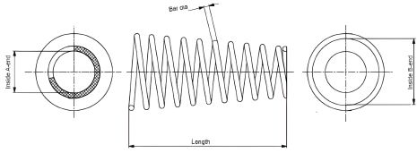 Підвіски пружина MAZDA 626, MONROE (SP1372)