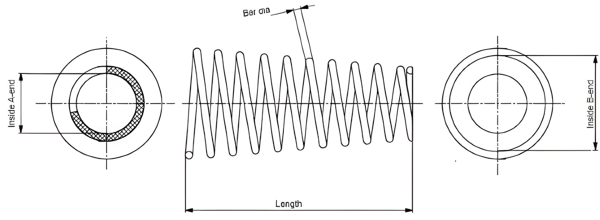 Пружина подвески для MAZDA 626, MONROE (SP1372) Пружина подвески для MAZDA 626, MONROE (SP1372)