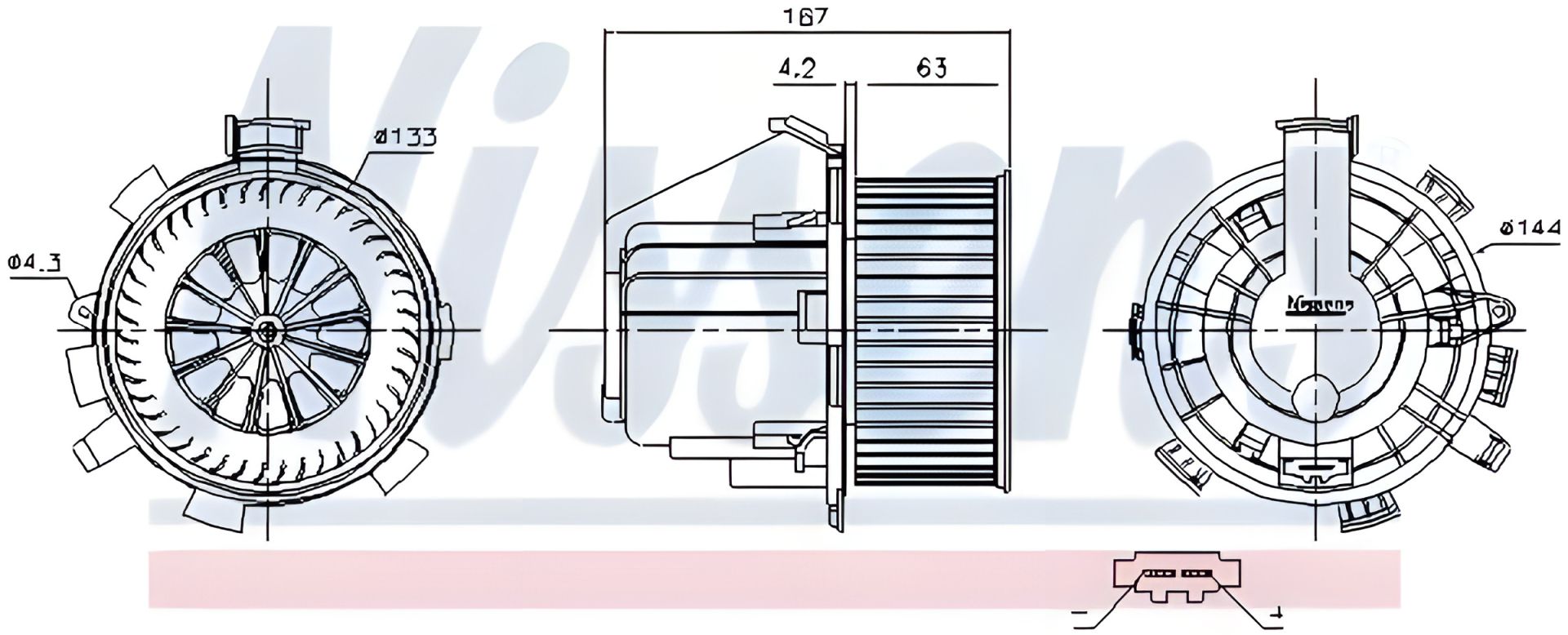 Салону вентилятор CITROËN C5, PEUGEOT 407, NISSENS (87281) Салону вентилятор CITROËN C5, PEUGEOT 407, NISSENS (87281)