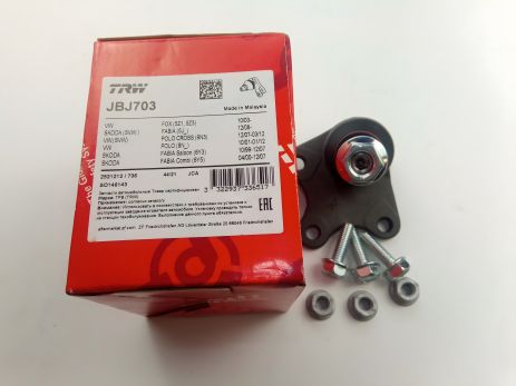 Правая шаровая опора Fabia, TRW (JBJ703) (6Q0407365A)