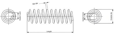 Передняя Пружина Подвески VW CADDY, MONROE (SP3286)