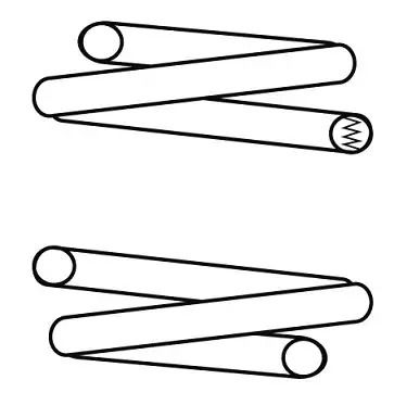 Пружина (передняя) Volvo 850/V70/S70 2.5 97-, CS Германия (14871647)