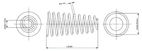 HYUNDAI i30, KIA CEE'D, MONROE (SP3743): Пружина задньої підвіски