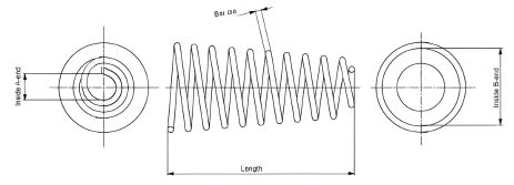 HYUNDAI i30, KIA CEE'D, MONROE (SP3743): Пружина задньої підвіски