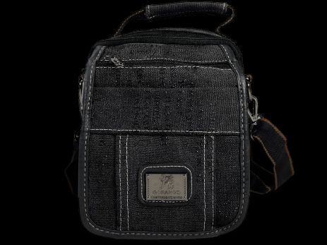 Сумка через плечо, 3 л, с молнией, черная