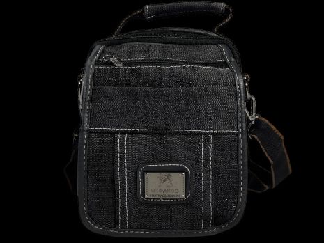 Сумка через плечо, 3 л, с молнией, черная