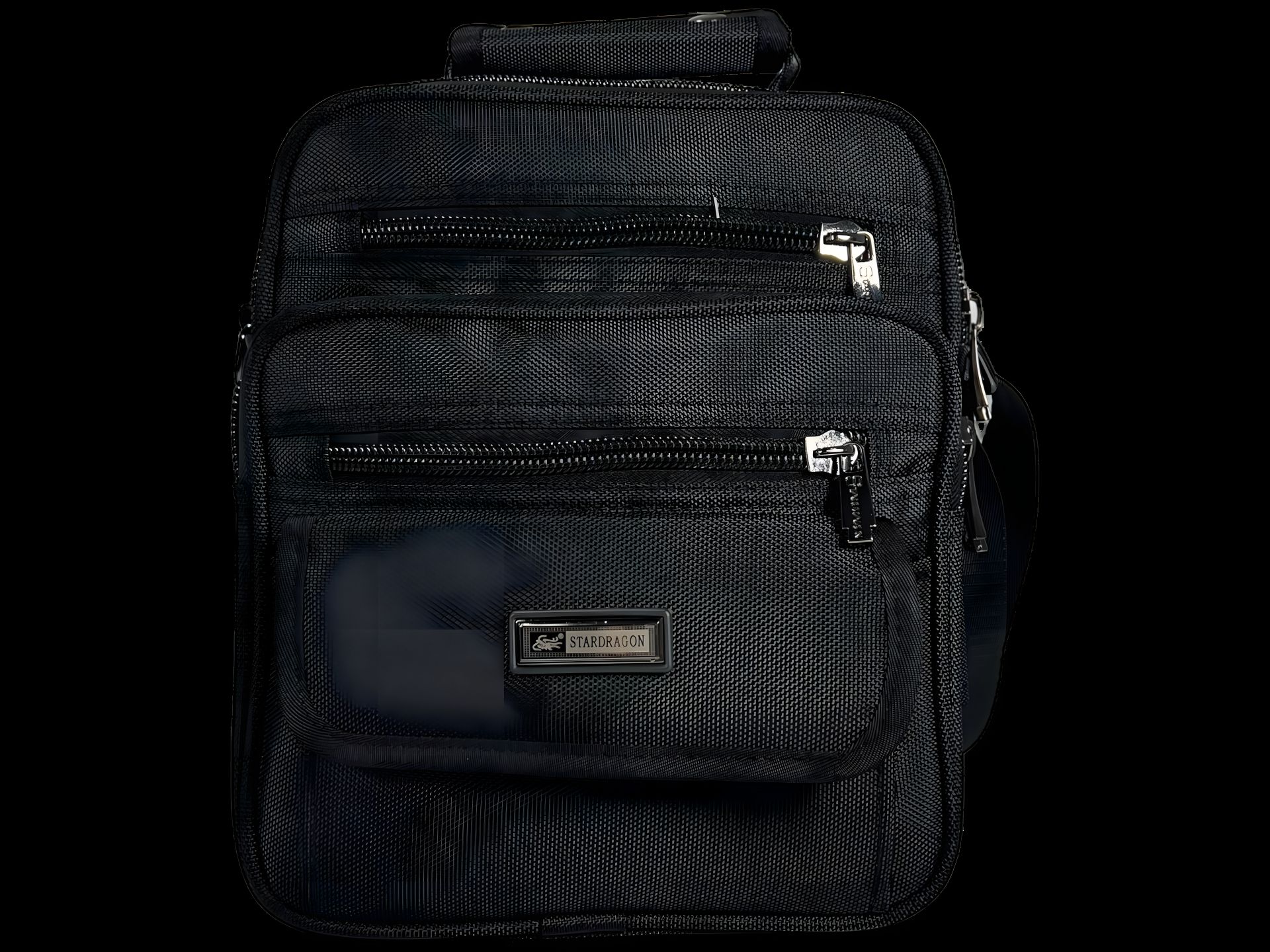 Сумка через плече комфортна, на шість відділень, чорна, оптимального розміру Сумка через плече комфортна, на шість відділень, чорна, оптимального розміру