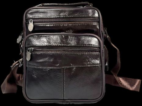 Натуральная кожаная сумка через плечо