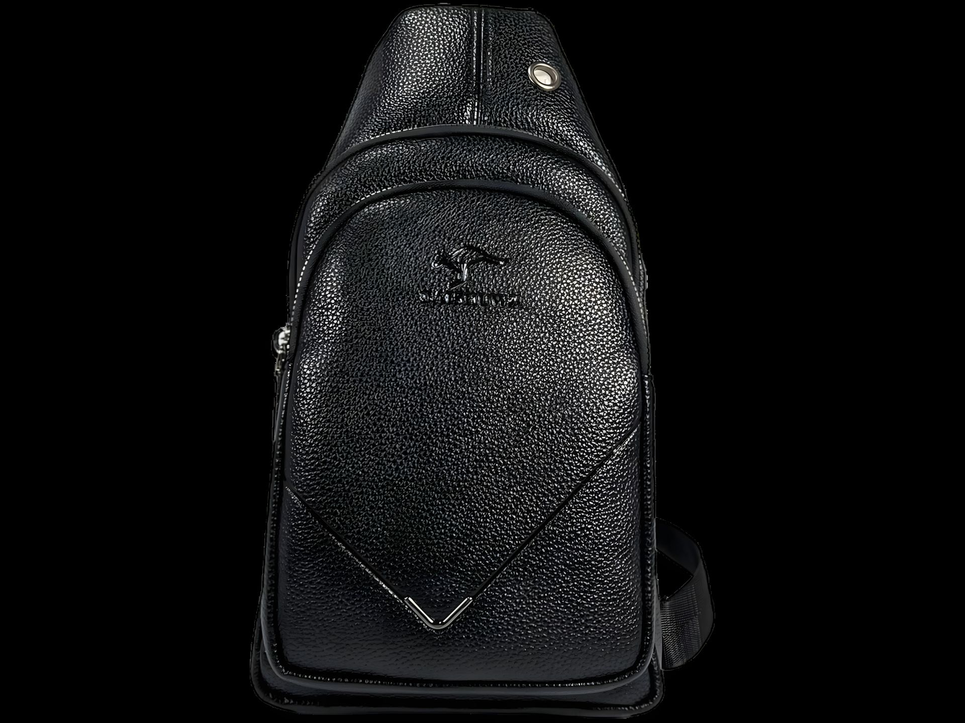 Чёрная сумка-слинг на два отделения, 4 л Чёрная сумка-слинг на два отделения, 4 л