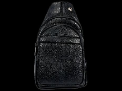 Чёрная сумка через плечо на три отделения, 4 л Чёрная сумка через плечо на три отделения, 4 л