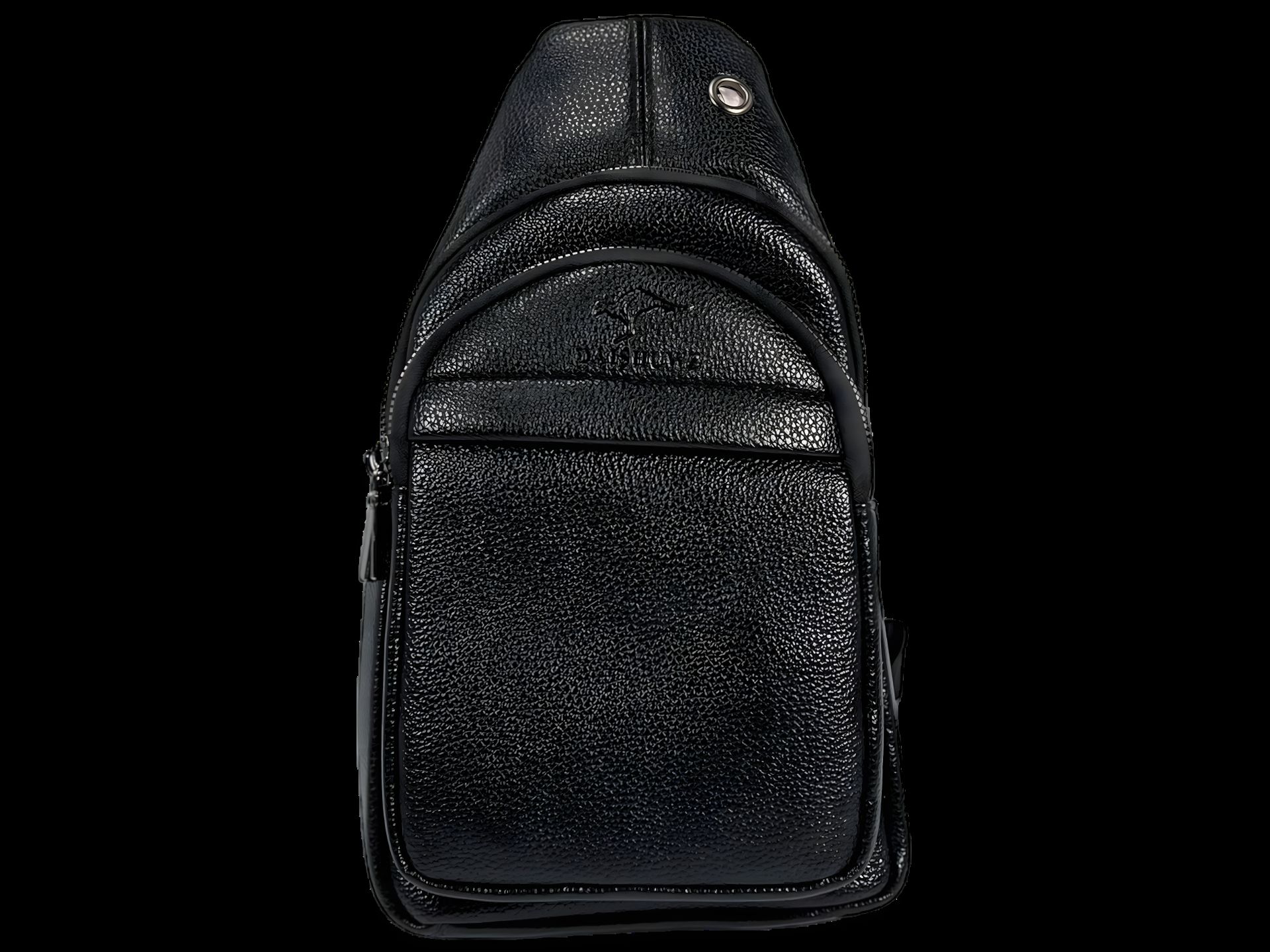 Чёрная сумка через плечо на три отделения, 4 л Чёрная сумка через плечо на три отделения, 4 л