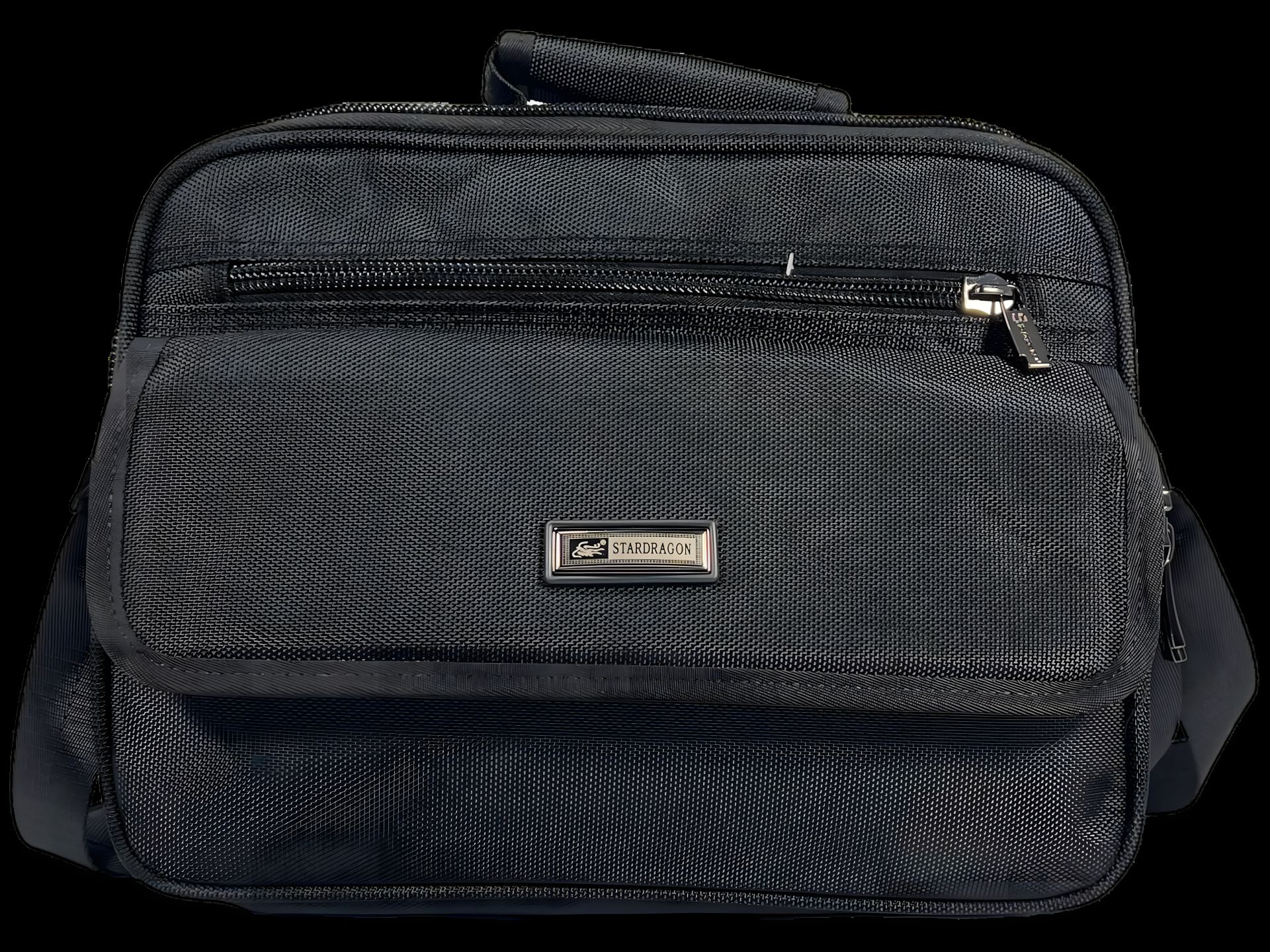 Сумка через плече чорна, 17 л, на чотири відділення, додаткові ручки для переносу Сумка через плече чорна, 17 л, на чотири відділення, додаткові ручки для переносу