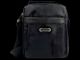Удобная и компактная мужская сумка через плечо, 3 отделения, черная Удобная и компактная мужская сумка через плечо, 3 отделения, черная