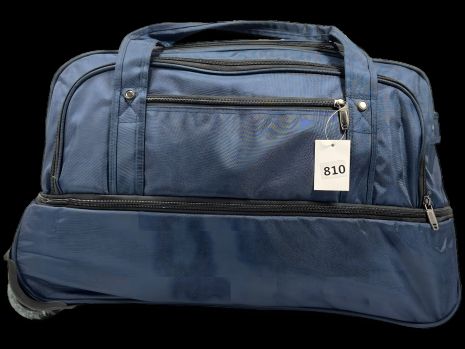 Сумка на колесах на пять отделений, 77 л, синяя