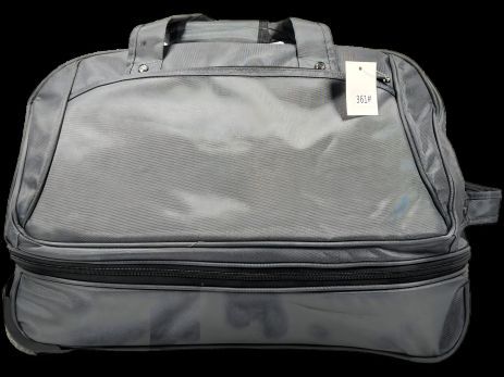 Сумка містка на колесах з 2 відділеннями, 81 л, сіра Сумка містка на колесах з 2 відділеннями, 81 л, сіра