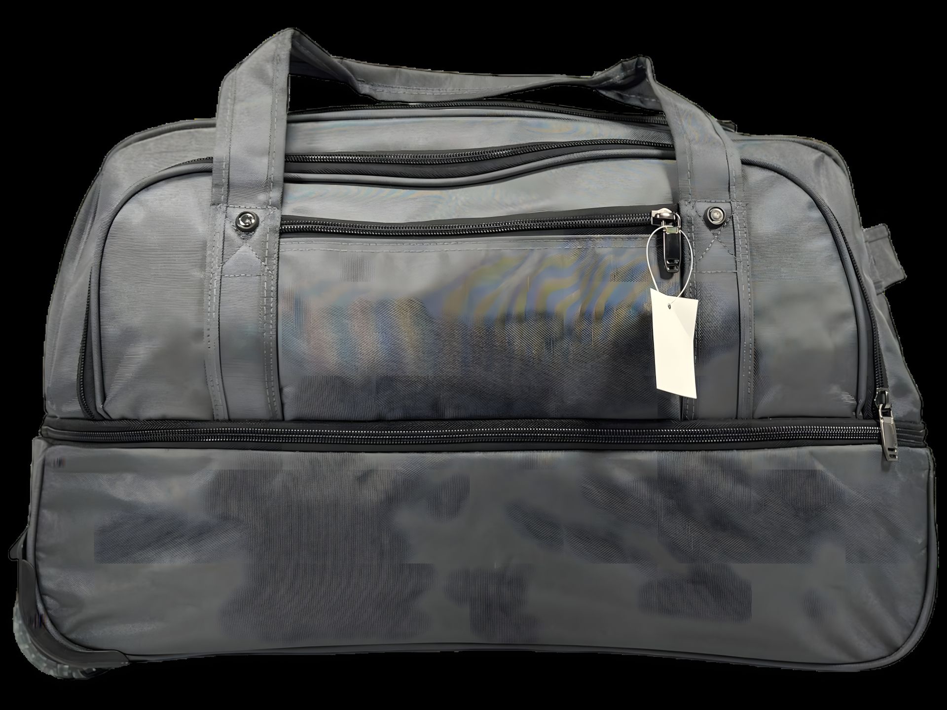 Функціональна сумка на колесах з п'ятьма відділеннями, сіра Функціональна сумка на колесах з п'ятьма відділеннями, сіра