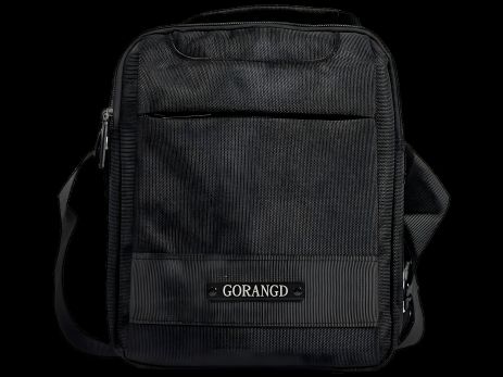 Чоловіча сумка через плече, 5 літрів, 4 відділення, чорна