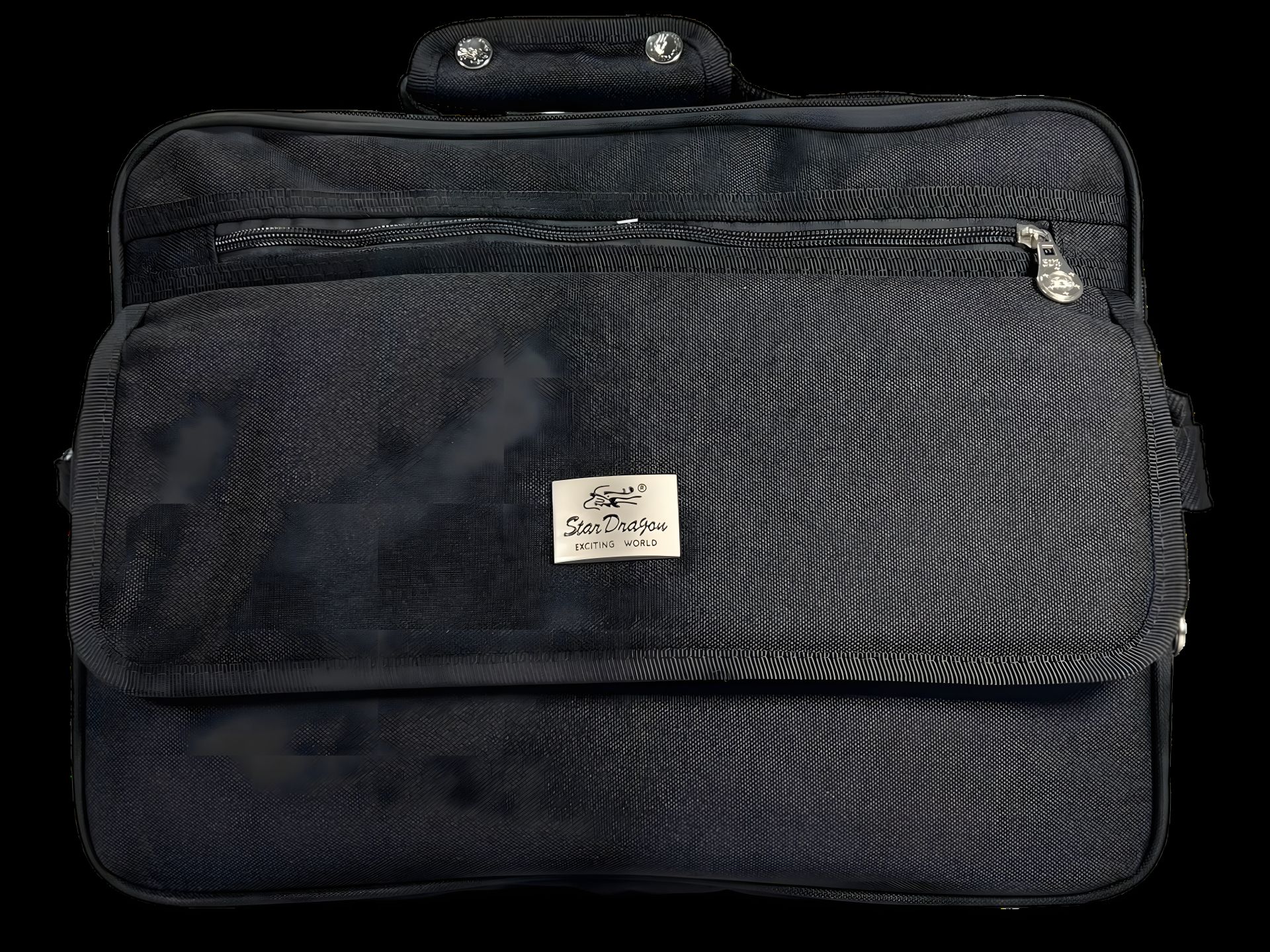 Чорна сумка через плече з чотирма відділеннями Чорна сумка через плече з чотирма відділеннями