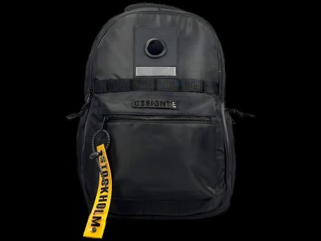 Черный школьный рюкзак для мальчиков с тремя отделениями