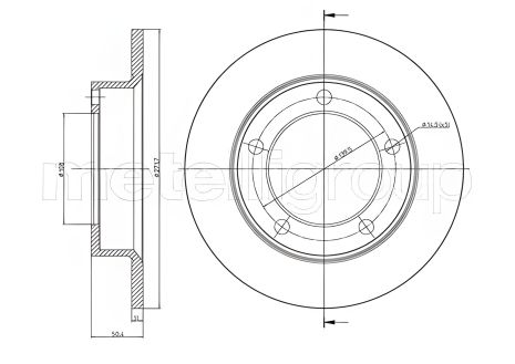 Диск тормозной LADA NIVA, CIFAM (800206)