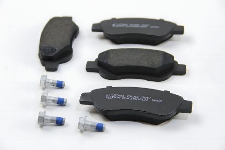 Качественные передние тормозные колодки Peugeot 107/Citroen C1 05- (Bosch), ABS (37483)