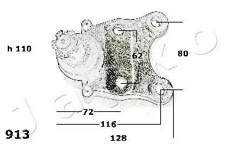 Шаровая опора ISUZU автомобиль, OPEL FRONTERA, Japko (73913)