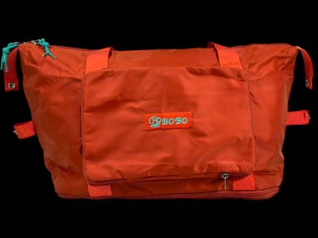 Оранжевая дорожная сумка трансформер, объем 62 л