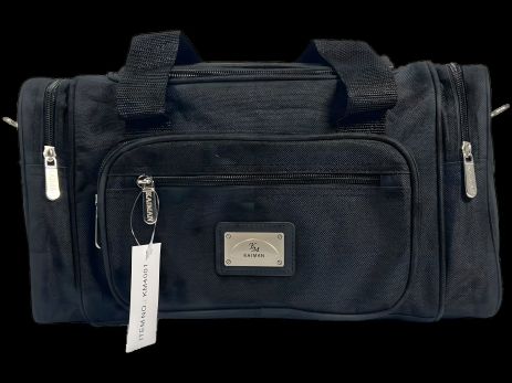 Дорожня сумка з п'ятьма відділеннями, 13 л, чорна