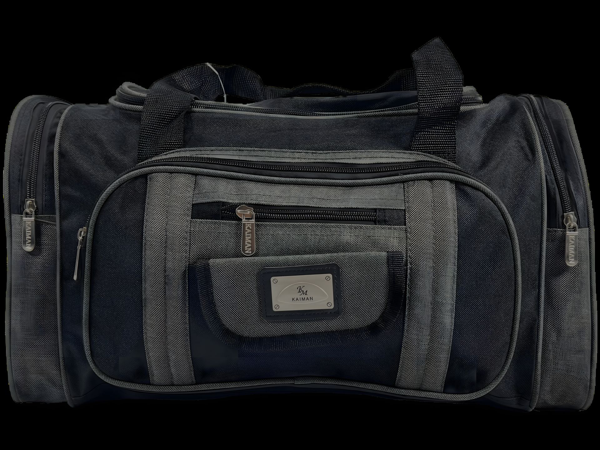 Чорна дорожня сумка з шістьма відділеннями, 40 л Чорна дорожня сумка з шістьма відділеннями, 40 л