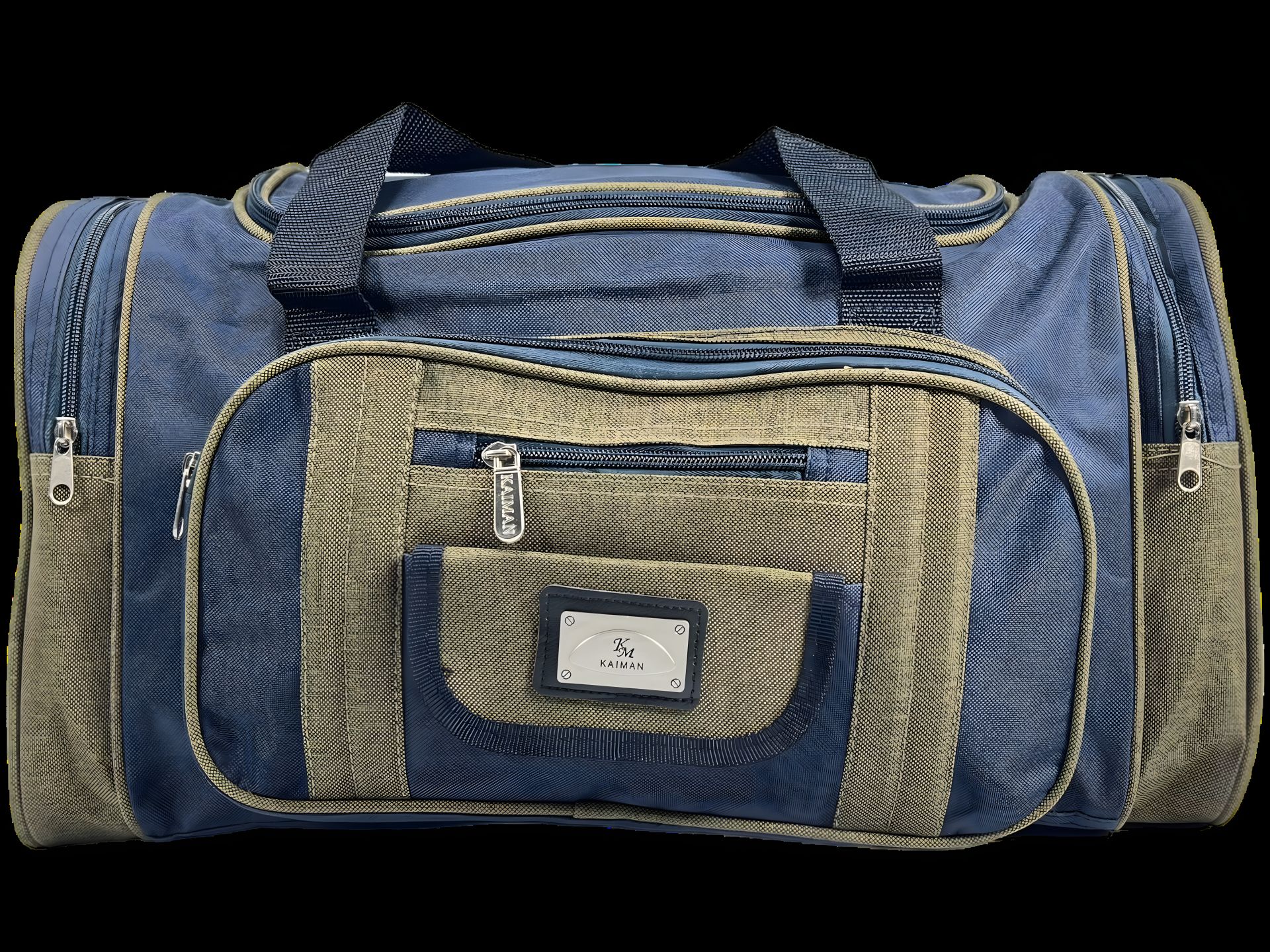 Синя дорожня сумка з зеленим, шестивіддільна, 40 л Синя дорожня сумка з зеленим, шестивіддільна, 40 л