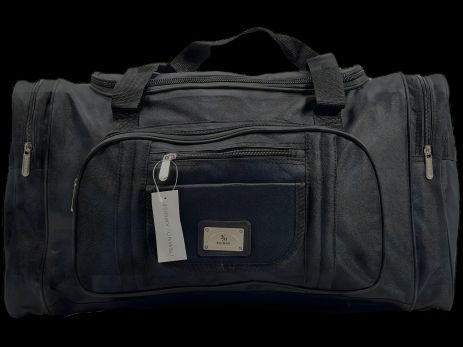 6-відділеннєва дорожня сумка, 65 л, чорна