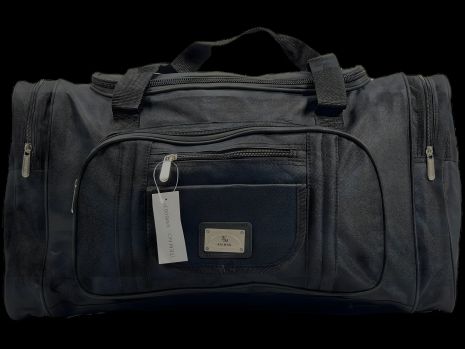 6-відділеннєва дорожня сумка, 65 л, чорна