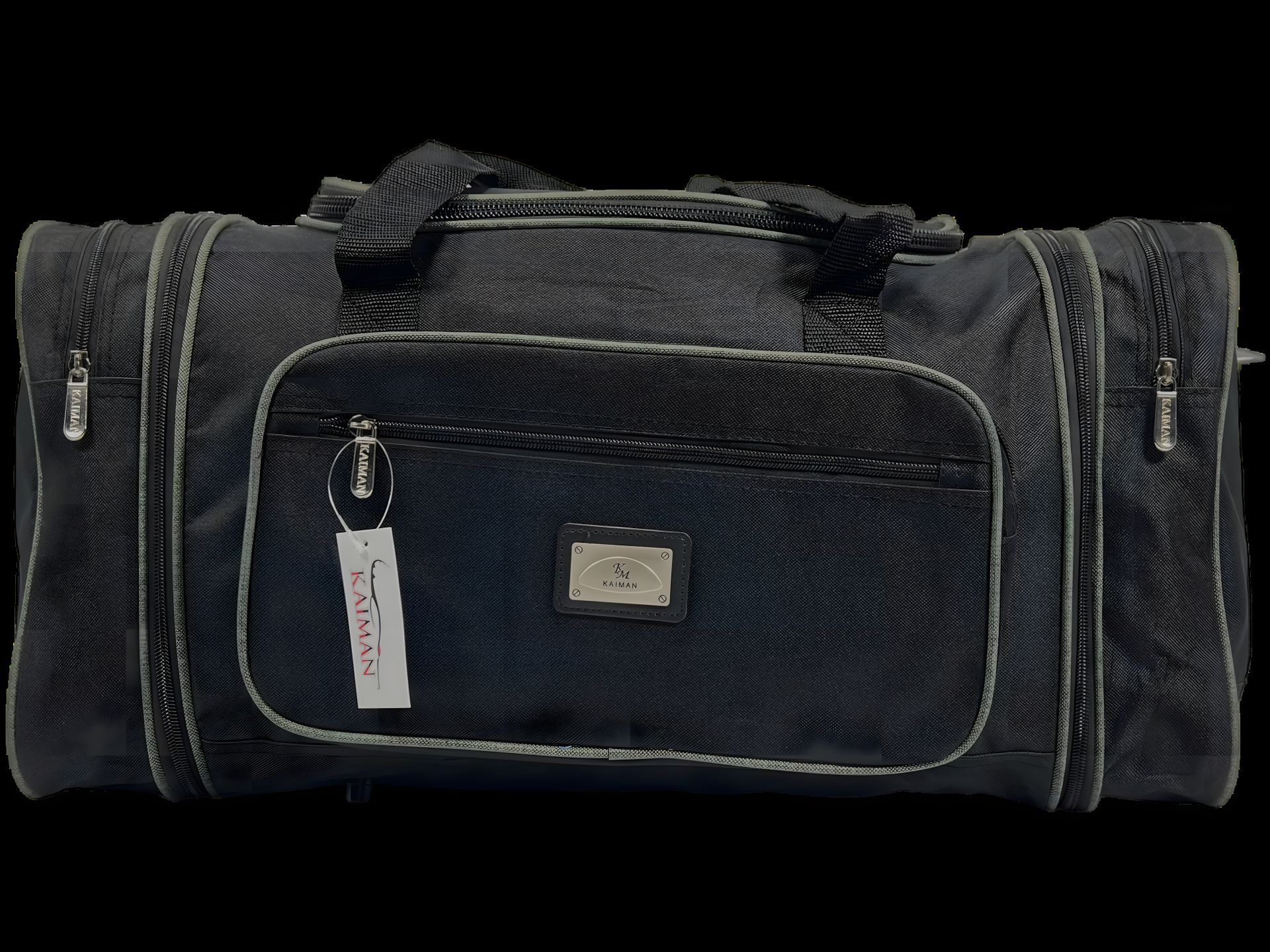 Дорожная сумка с расширением (60-70 см, 80 л), черно-серая Дорожная сумка с расширением (60-70 см, 80 л), черно-серая