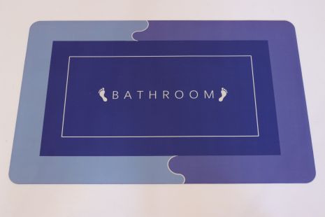 Вологопоглинаючий килимок у ванну 150*120 см на нековзькій основі R30937-150/indigo Вологопоглинаючий килимок у ванну 150*120 см на нековзькій основі R30937-150/indigo