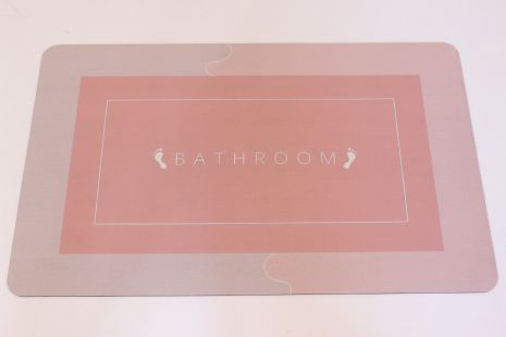 Вологопоглинаючий килимок у ванну 150*120 см на нековзькій основі R30937-150/peach