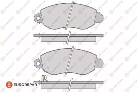 Комплект тормозных колодок, дисковый тормоз FORD TRANSIT, EUROREPAR (1617263880)