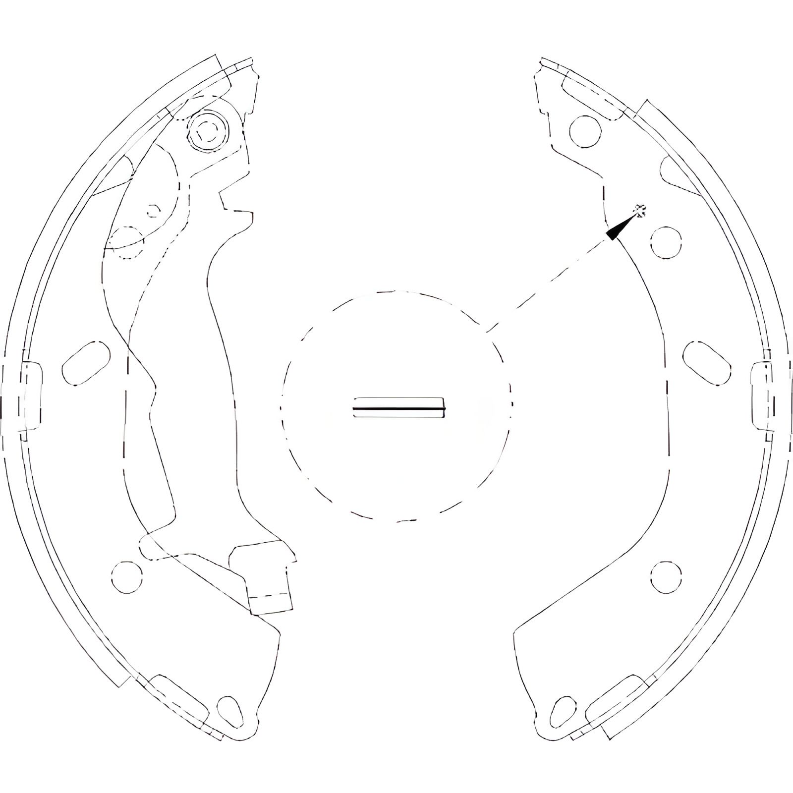 Комплект тормозных колодок HYUNDAI GETZ, CHRYSLER SARATOGA, REMSA (419300) Комплект тормозных колодок HYUNDAI GETZ, CHRYSLER SARATOGA, REMSA (419300)