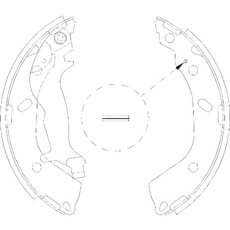 Комплект тормозных колодок HYUNDAI GETZ, CHRYSLER SARATOGA, REMSA (419300) Комплект тормозных колодок HYUNDAI GETZ, CHRYSLER SARATOGA, REMSA (419300)