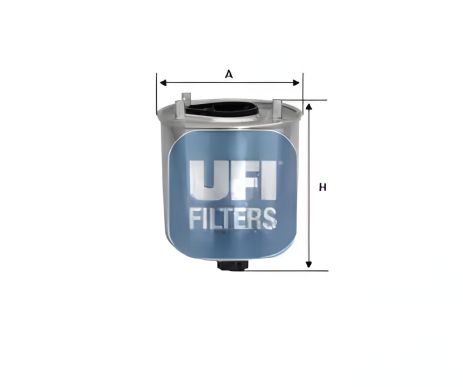 Фільтр паливний MAZDA 5, FORD FOCUS, UFI (2412800)