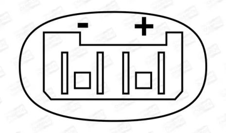 Котушка запалювання CITROËN C15, PEUGEOT 309, CHAMPION (BAEA247)