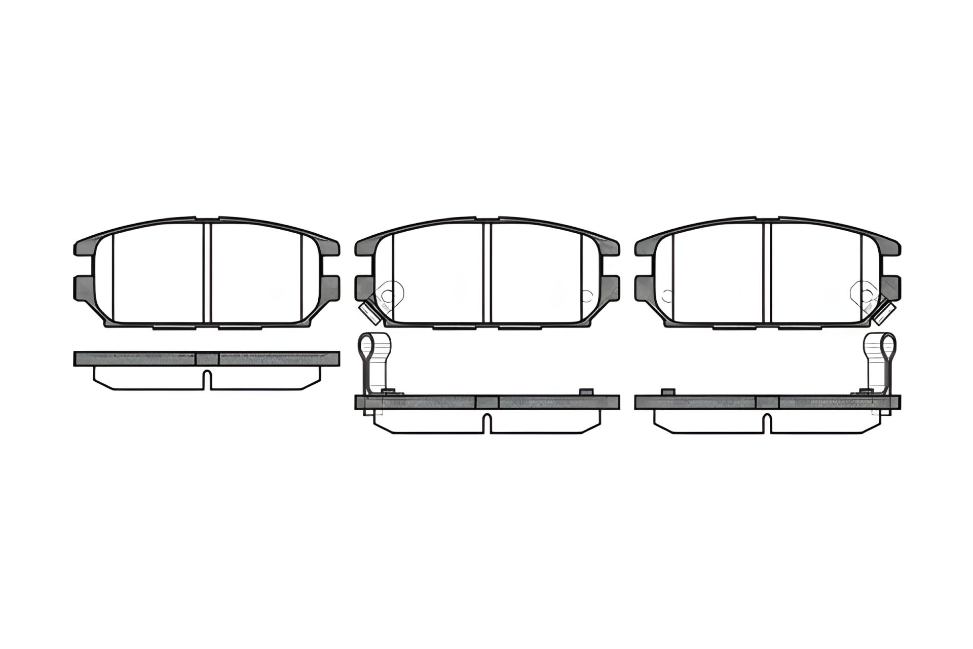 Гальмівних колодок комплект, дискове гальмо MITSUBISHI PROUDIA/DIGNITY, REMSA (035612) Гальмівних колодок комплект, дискове гальмо MITSUBISHI PROUDIA/DIGNITY, REMSA (035612)